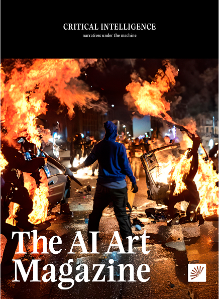 The AI Art Magazine, no 2, Critical Intelligence, 2025. Couverture : Kevin Abosch ; reproduction : The AI Art Magazine.