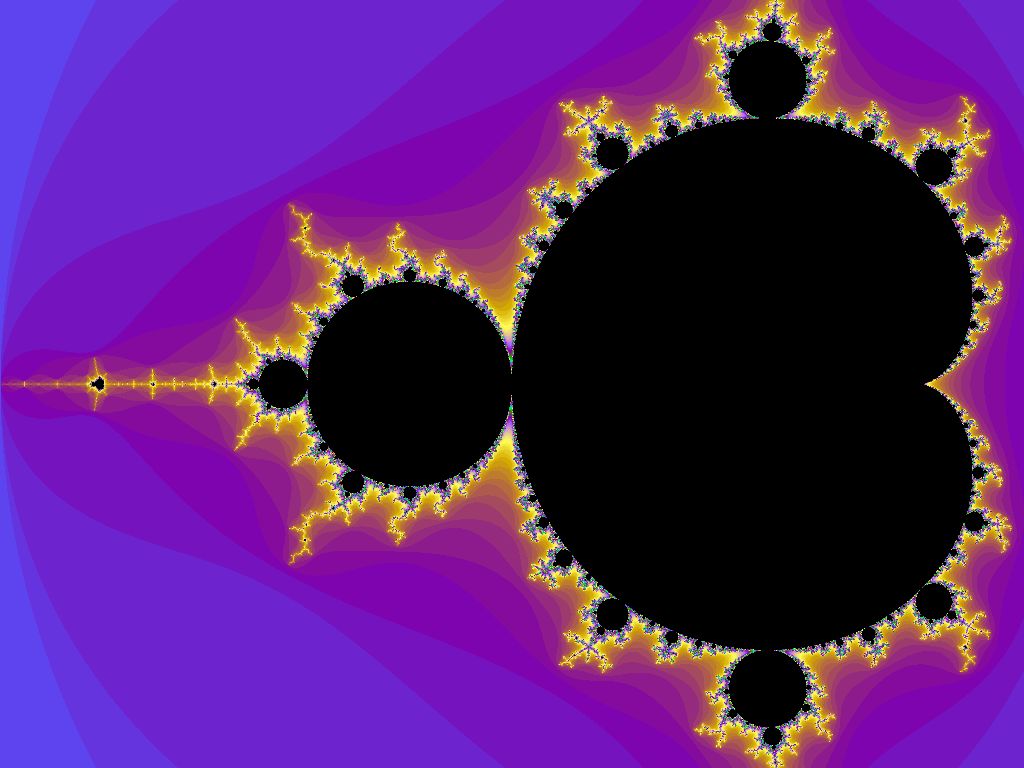 Visualisation de l’ensemble de Mandelbrot. Image signalée CC0 sur Wikimedia Commons.