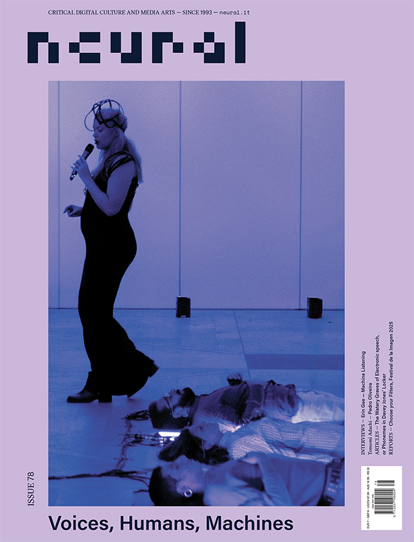 Neural, no 78, Voices: Humans & Machines. Reproduction de couverture : Neural.