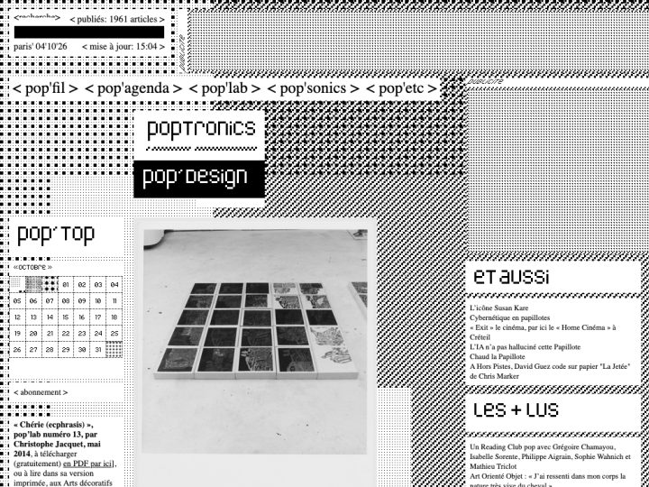 Poptronics — Le pop’lab en PDF