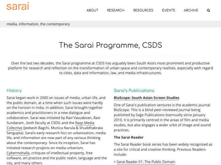 Sarai — Les Sarai Readers