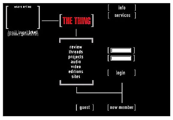 THE THING — histoire du réseau